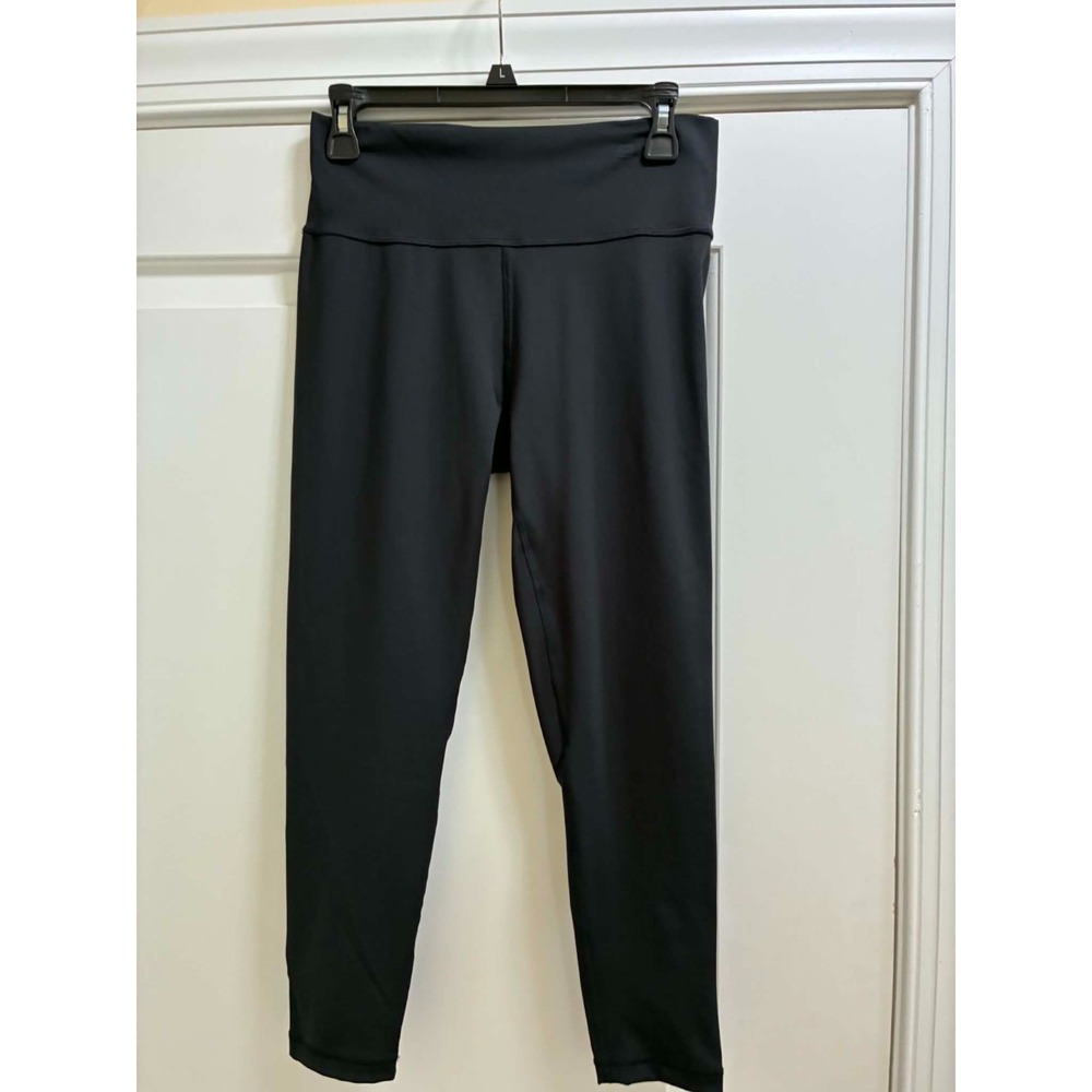 Adidas Womens Large Black High Rise 7/8 Training Leggings Tight Fit Activewear